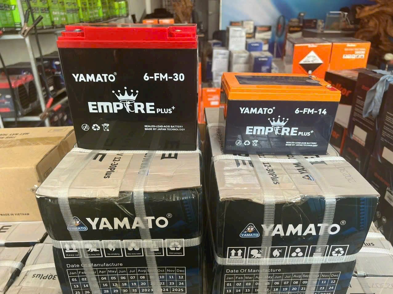 Ắc quy Yamato chính hãng phân phối tại Minh Anh - Thái Bình