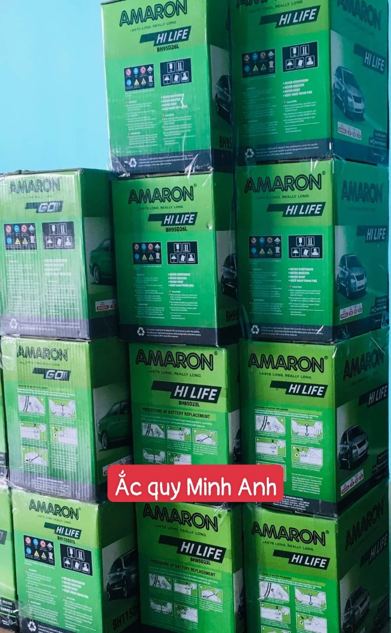 Ắc quy Minh Anh luôn có sẵn ắc quy AMARON cao cấp để phục vụ khách hàng