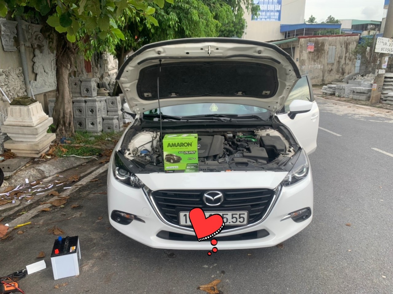 Minh Anh - thay ắc quy xe Mazda 3 tại Hưng Hà tận nơi, uy tín, giá rẻ nhất