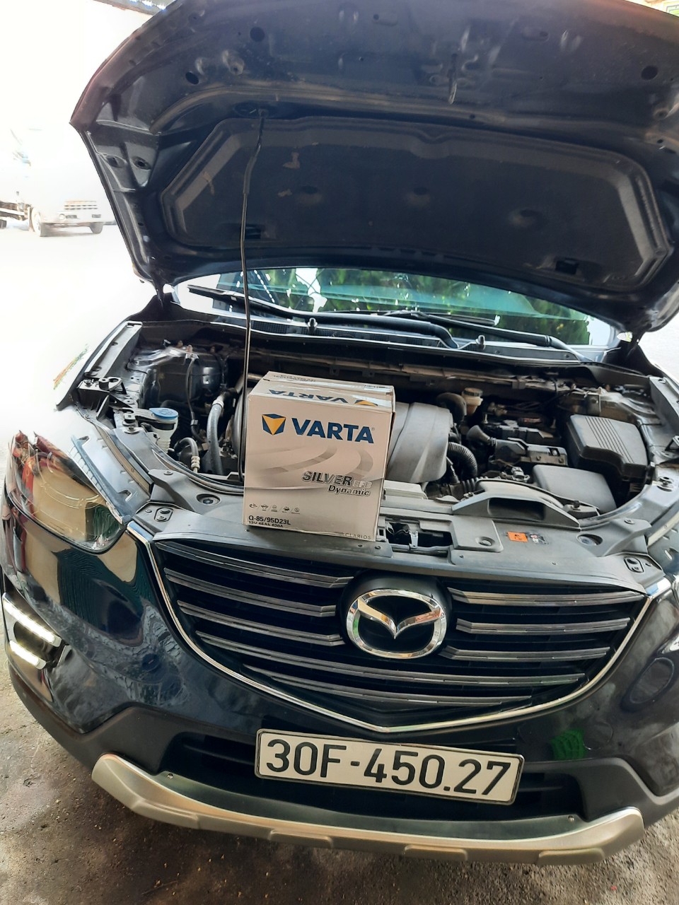 Varta Q85 - ắc quy xe Mazda 3 chuyên dụng, thay lắp tận nơi tại Quỳnh phụ