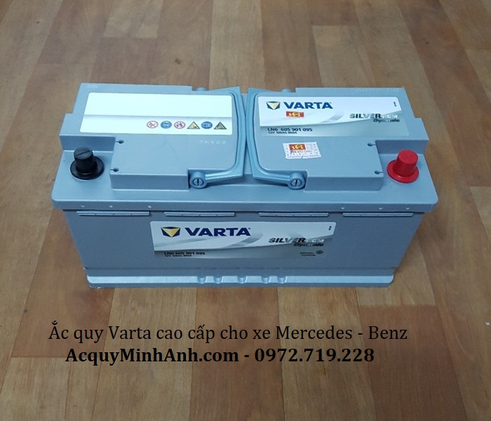 Ắc quy Varta cao cấp thay thế cho xe Mercedes - Benz