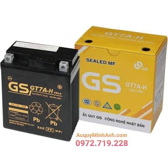 Ắc quy xe máy GS GT7A-H chính hãng