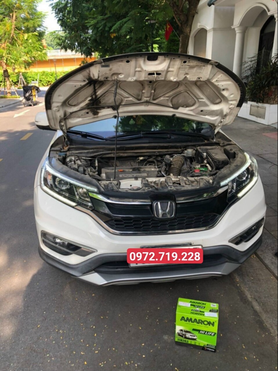 Thay thế ắc quy xe Honda tại Thái Bình