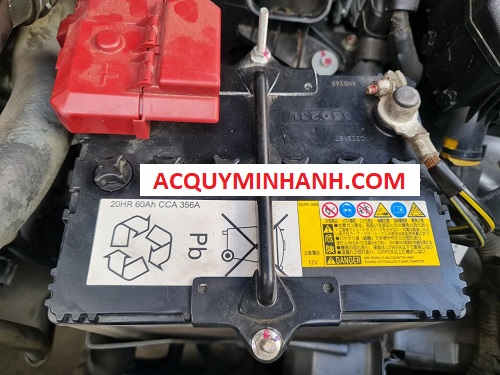 Ắc quy theo xe Mitsubishi Mirage