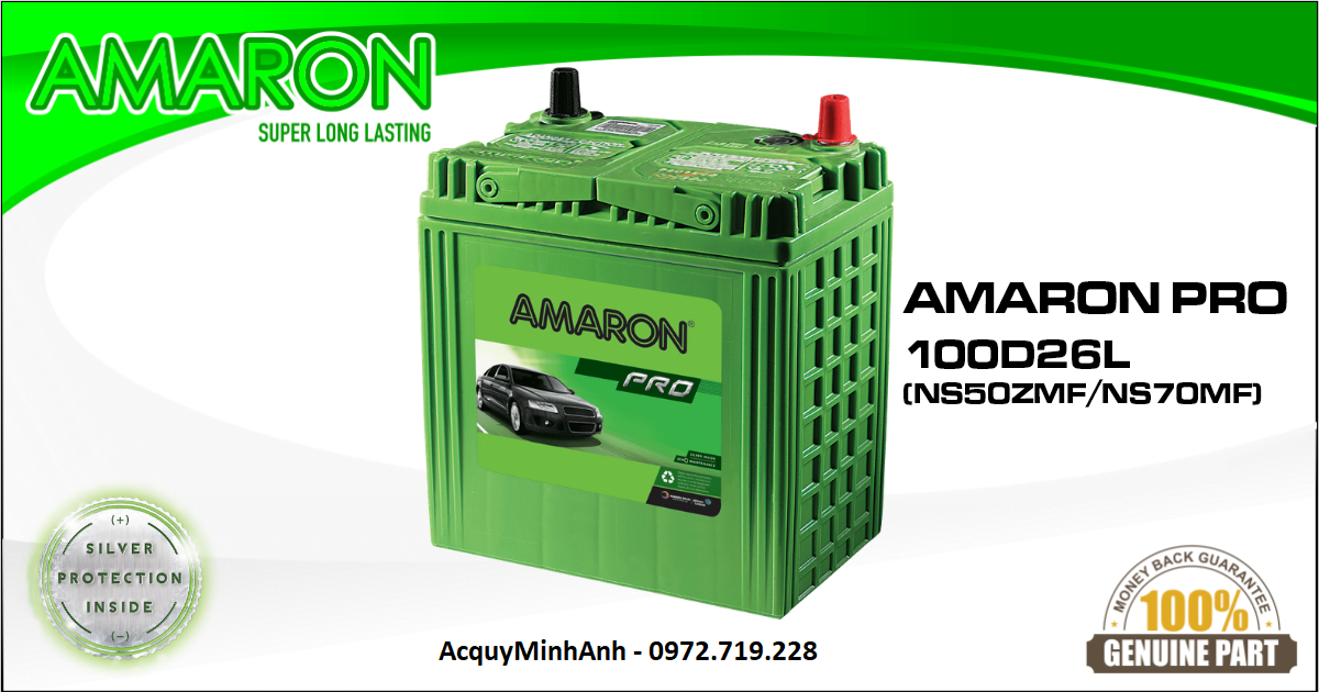 Đại lý ắc quy Amaron 100D26L tại Thái Bình