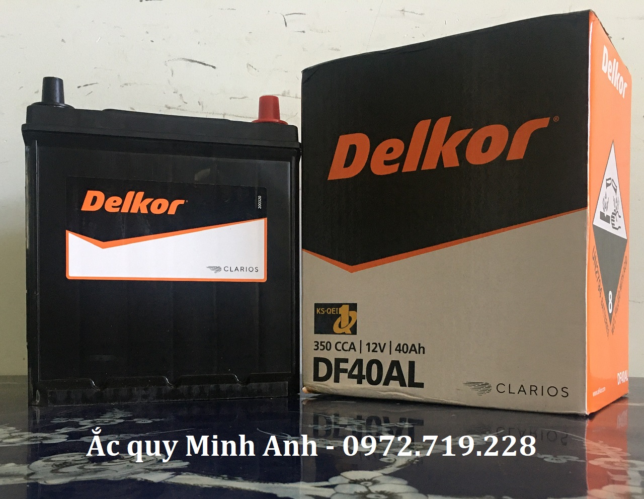 Ắc quy Delkor DF40AL (12V - 40Ah)