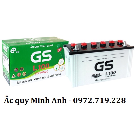 Ắc quy GS L100 (12V - 100Ah)