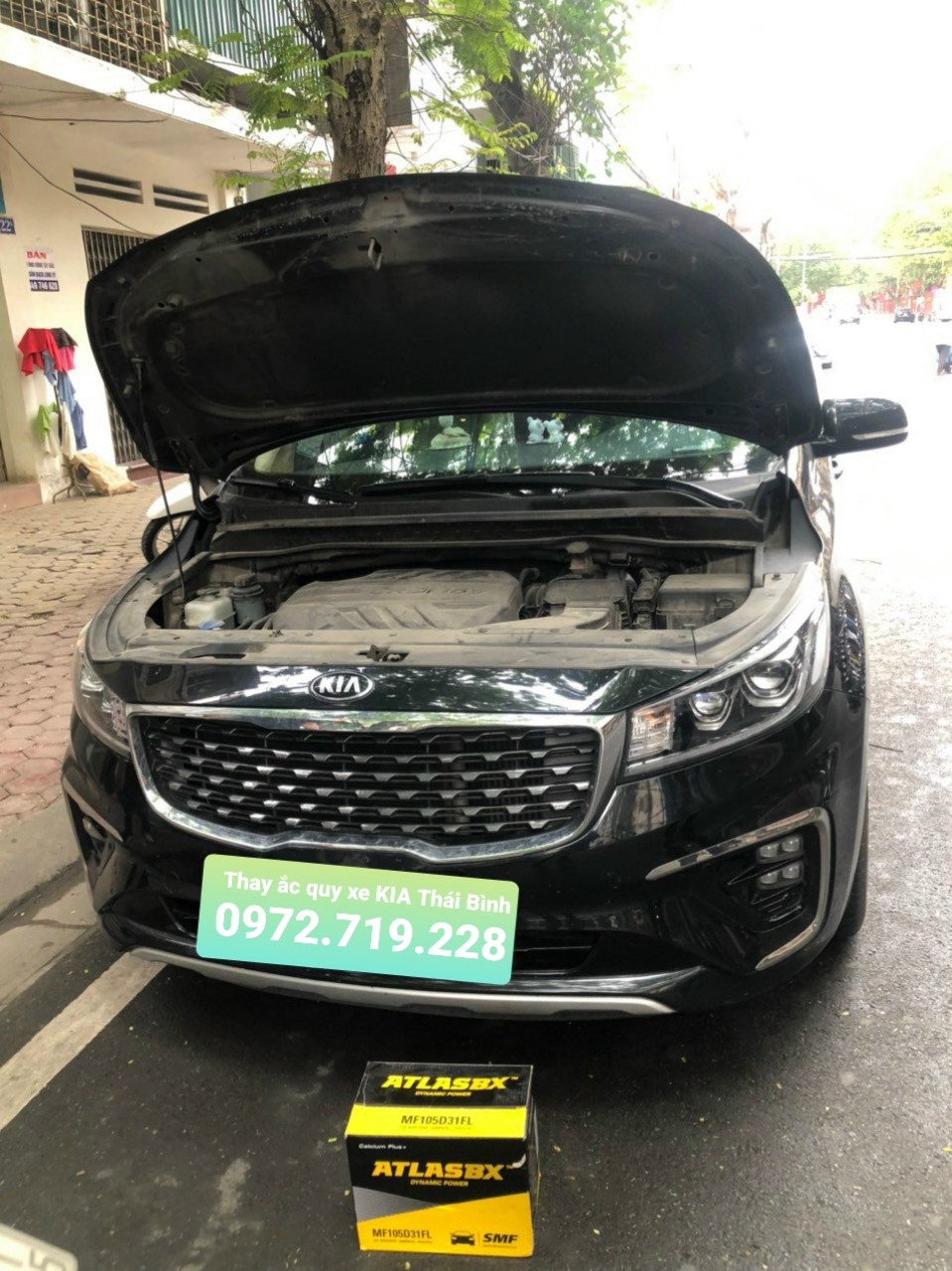 Thay thế ắc quy xe Kia tận nơi cho quý khách Thay thế ắc quy xe Kia tận nơi cho quý khách