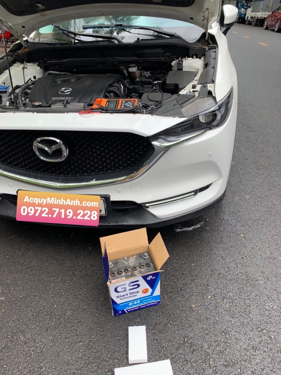 Minh Anh - Thay ắc quy xe Mazda 3 nhanh nhất, uy tín nhất tại Tiền Hải Minh Anh - Thay ắc quy xe Mazda 3 nhanh nhất, uy tín nhất tại Tiền Hải