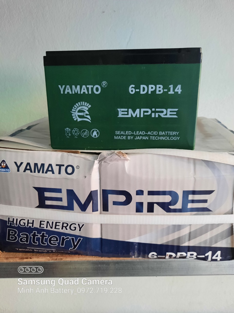 Ắc quy xe điện Yamato 6-DZF-14 chính hãng, tốt nhất tại Đông Hưng Ắc quy xe điện Yamato 6-DZF-14 chính hãng, tốt nhất tại Đông Hưng