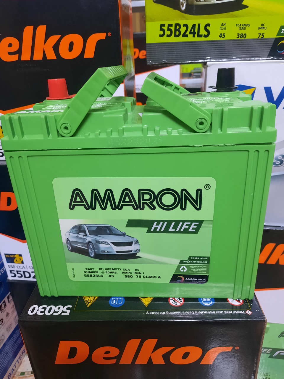 Minh Anh Battery - Ắc quy Amaron 12V - 45Ah chính hãng phù hợp thay thế ắc quy Honda HRV Minh Anh Battery - Ắc quy Amaron 12V - 45Ah chính hãng phù hợp thay thế ắc quy Honda HRV