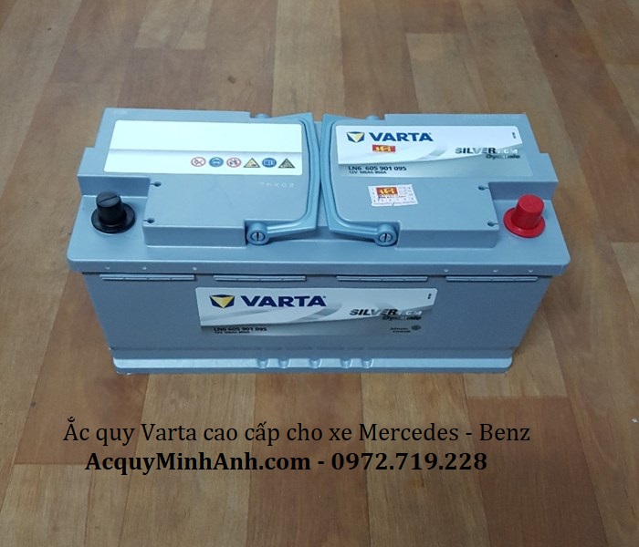 Ắc quy Varta cao cấp thay thế cho xe Mercedes - Benz Ắc quy Varta cao cấp thay thế cho xe Mercedes - Benz