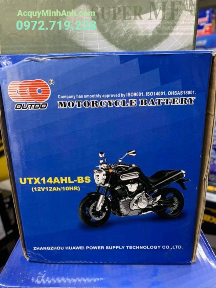 Đại lý ắc quy xe máy Outdor UTX14HL-BS chính hãng tại Thái Bình Đại lý ắc quy xe máy Outdor UTX14HL-BS chính hãng tại Thái Bình