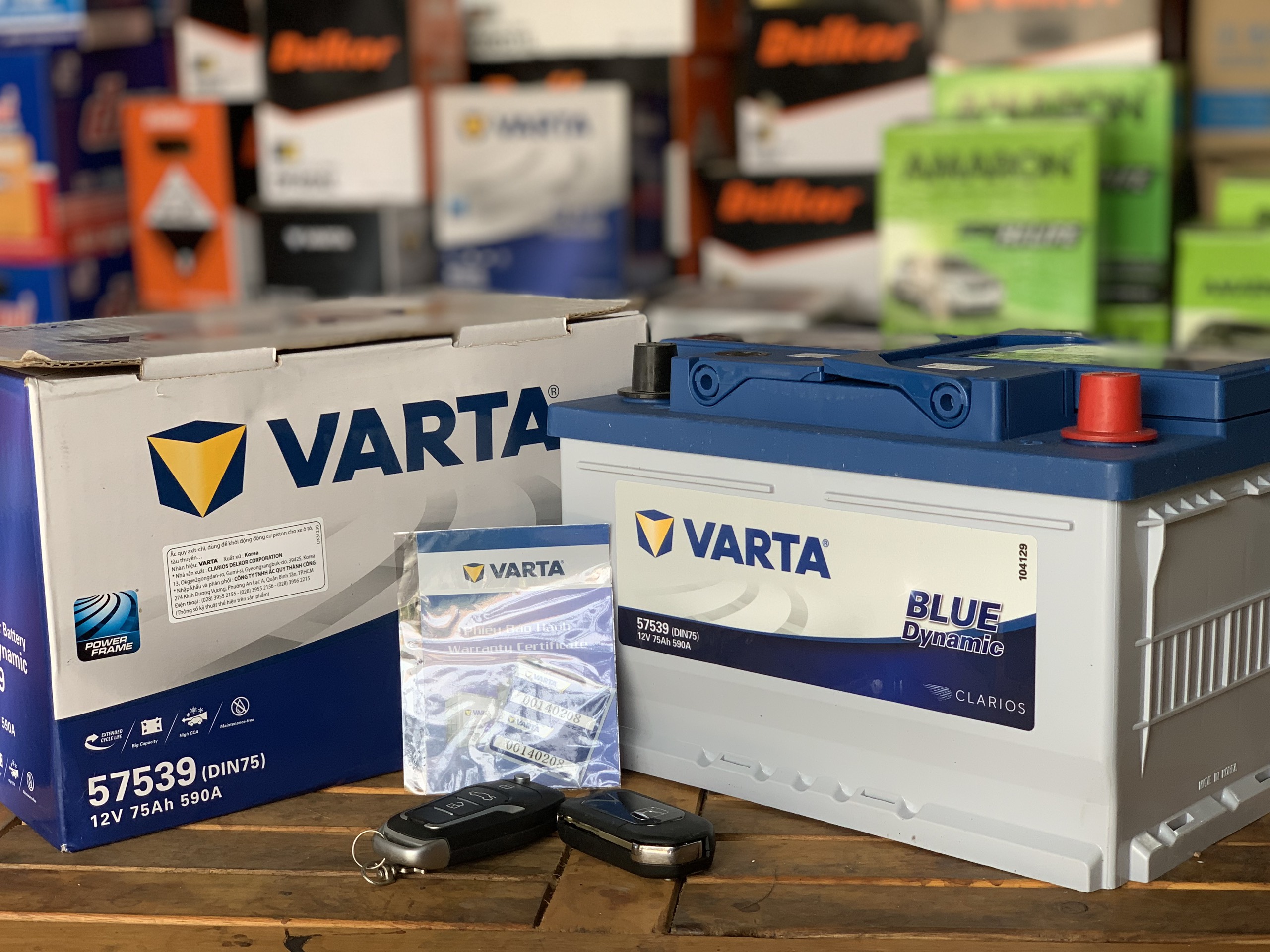 Minh Anh - Ắc quy Varta mã 57539 chuyên dùng cho xe Chevrolet Trailblazer Minh Anh - Ắc quy Varta mã 57539 chuyên dùng cho xe Chevrolet Trailblazer