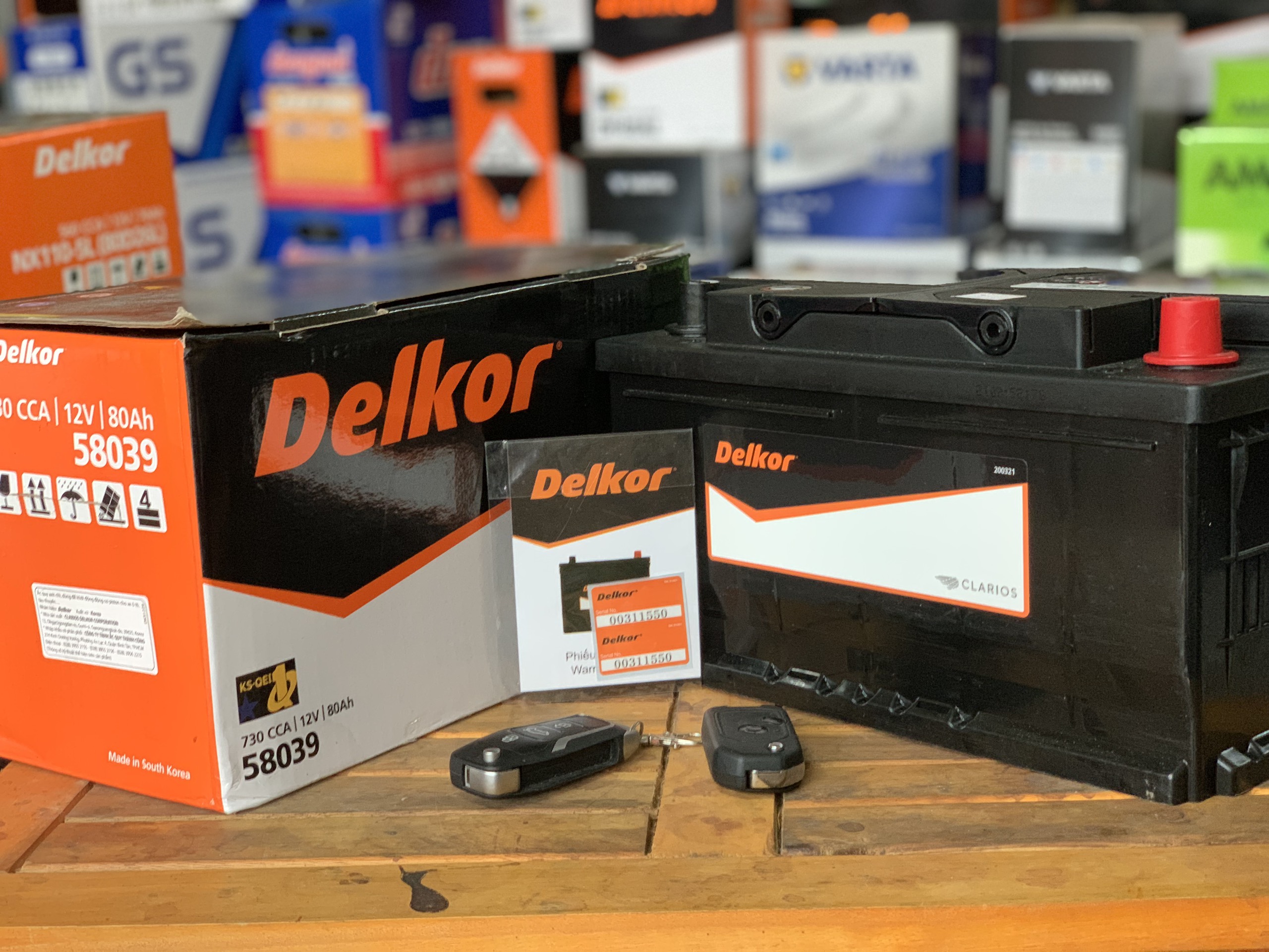 Ắc quy Delkor bình DIN có mã 58039 chuyên dùng cho xe Ford Tourneo Ắc quy Delkor bình DIN có mã 58039 chuyên dùng cho xe Ford Tourneo