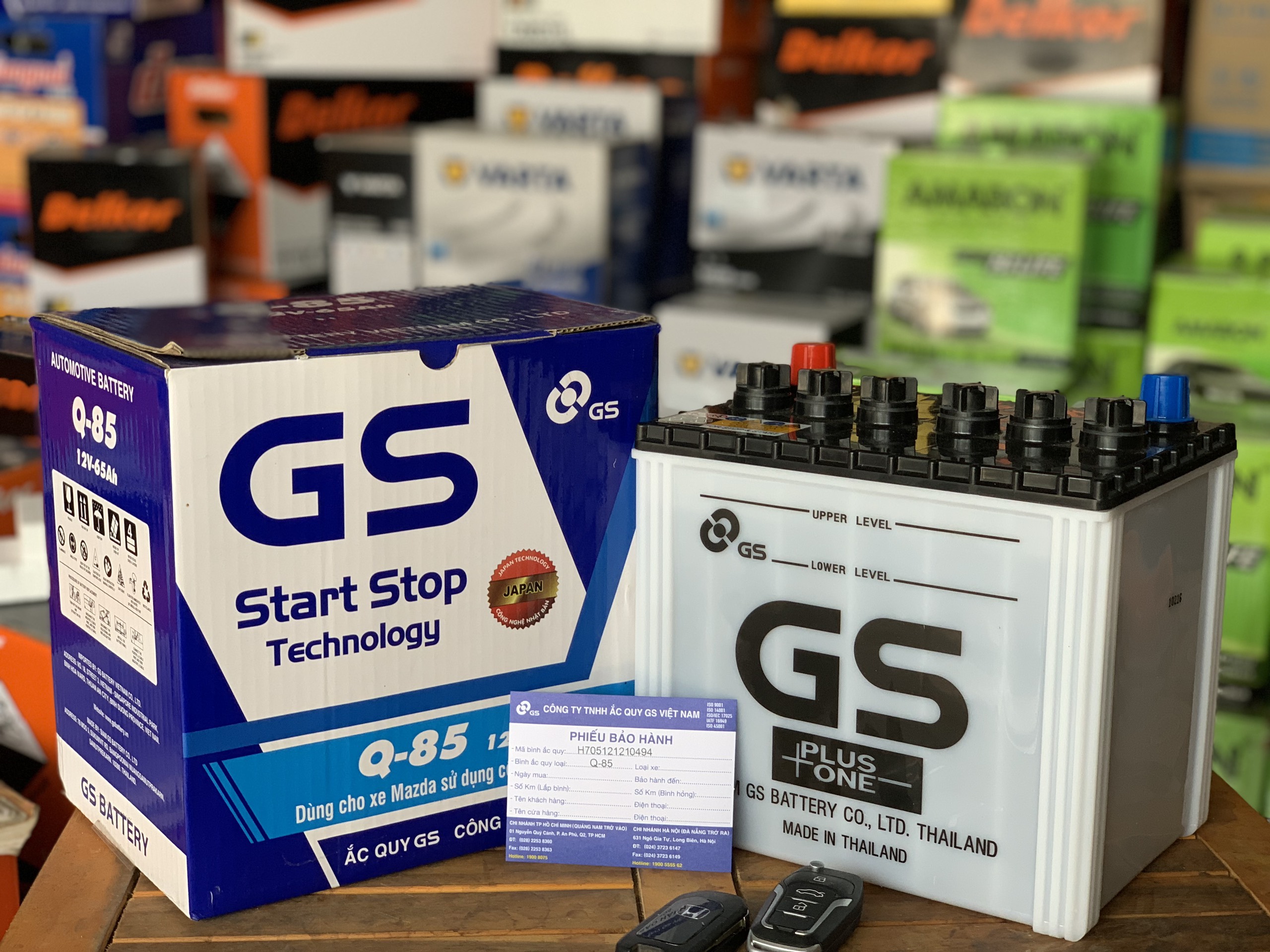 Minh Anh - Ắc quy GS mã Q85 phù hợp cho xe Mazda 6 Minh Anh - Ắc quy GS mã Q85 phù hợp cho xe Mazda 6