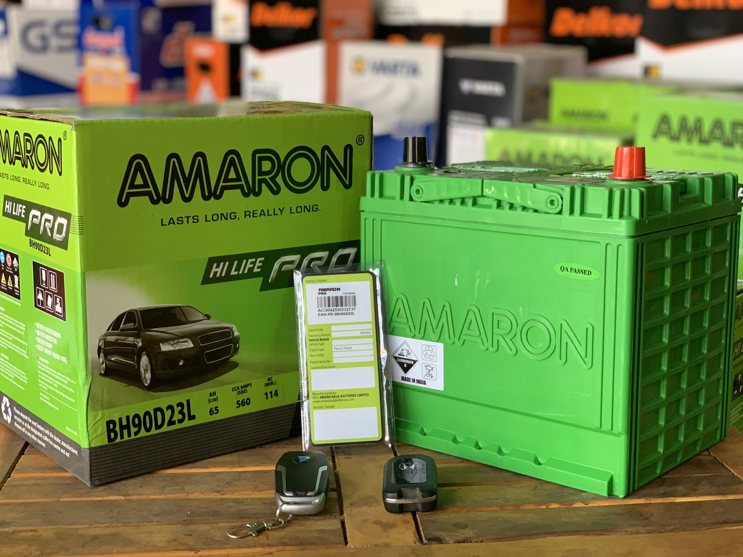 Minh Anh - Ắc Quy Amaron mã 95D23L chính hãng cho xe mazda 6 Minh Anh - Ắc Quy Amaron mã 95D23L chính hãng cho xe mazda 6