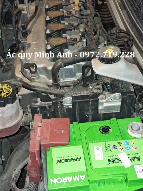 Lắp đặt ắc quy Amaron DIN45 cho xe Vinfast Fadil Lắp đặt ắc quy Amaron DIN45 cho xe Vinfast Fadil