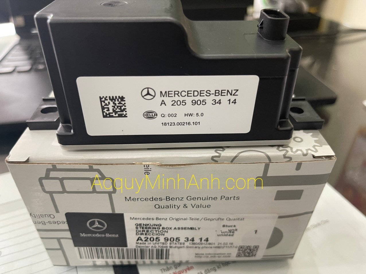 Ắc quy phụ (bình điện phụ) Mercedes A2059053414