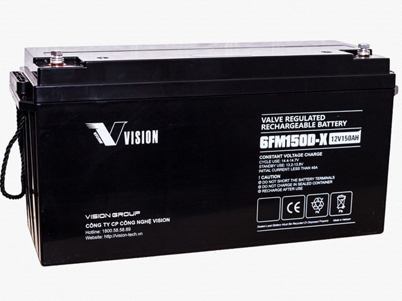 Ắc Quy Vision 6FM150E-X 12V-150AH
